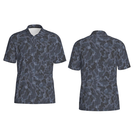 All-Over Print Men's Polo Collar Jersey